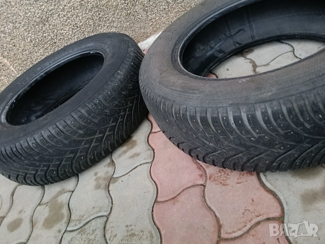 Две Зимни Гуми 195/65/15 Kleber - 4 мм грайфер - 95 T - ДОТ 18 г, снимка 4 - Гуми и джанти - 52436478