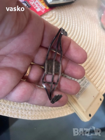 Ръчна изработка-сребро 13,8гр, снимка 8 - Гривни - 53537952