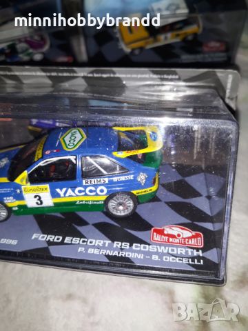 Renault 5 Turbo Mazda 323 GTX Ford Escort RS Cosworth  1.43 Rally Monte Carlo  Eaglemoss , снимка 15 - Колекции - 46682238