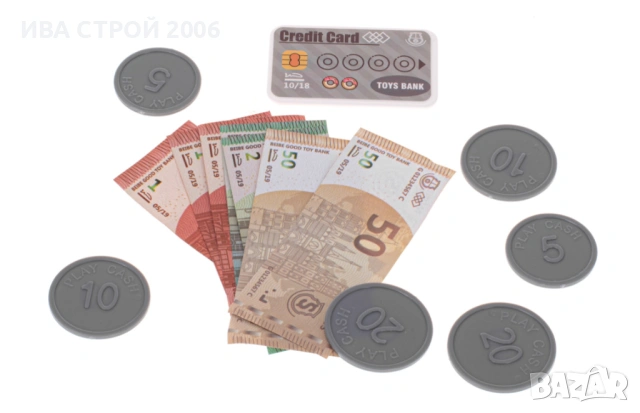 Детски касов апарат с кошница и аксесоари | Магазин играчка | PraktiHome, снимка 5 - Играчки за стая - 54240202