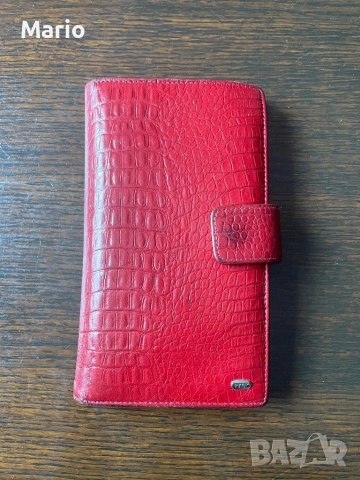 Petek дамски портфейл червен