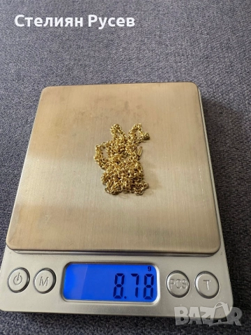 НОВ 8.78гр 57см златен ланец версаче / златно колие / синджир / ланец / злато / златен / GOLD 585 / , снимка 2 - Колиета, медальони, синджири - 52078361