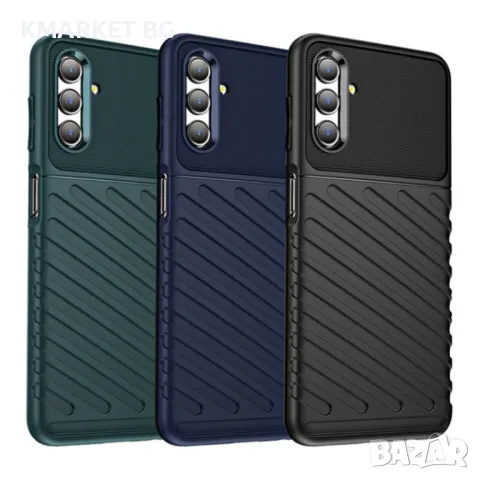 Samsung Galaxy M13 5G Удароустойчив Twill Texture Калъф и Протектор, снимка 1 - Калъфи, кейсове - 48516017