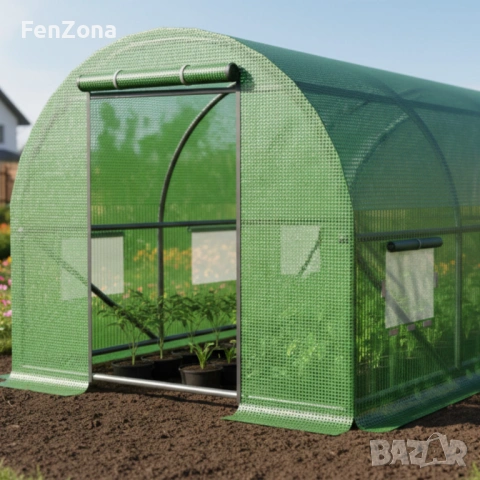 Компактна оранжерия - професионална защита и идеални условия за вашите култури - 3 х 2 х 2м, снимка 8 - Оранжерии - 54051569
