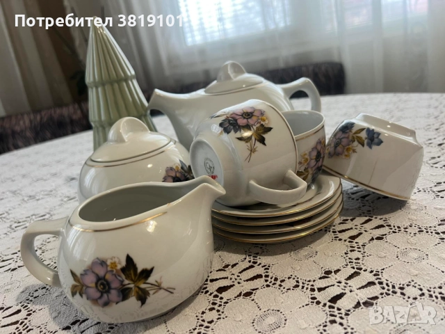 Сервиз кафе Китка, снимка 3 - Сервизи - 52509396