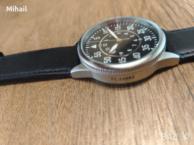 Механичен часовник тип пилотски Pilot FL22882, снимка 4 - Мъжки - 53492684