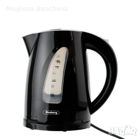 Електрическа кана Rosberg, 2200W, 1.7л., 2 ГОДИНИ ГАРАНЦИЯ, снимка 5 - Друга електроника - 54192394