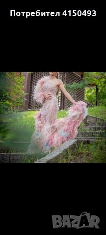 Дизайнерска рокля Stoqn Radichev, снимка 3 - Рокли - 46456428