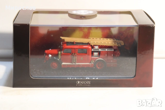 1/72 ATLAS VOLVO ВОЛВО КАМИОН ПОЖАРНА МОДЕЛ КОЛИЧКА