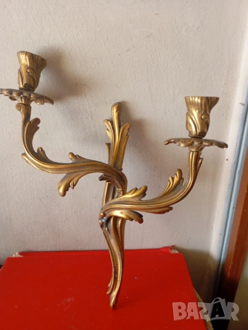 Свещник за стена рококо