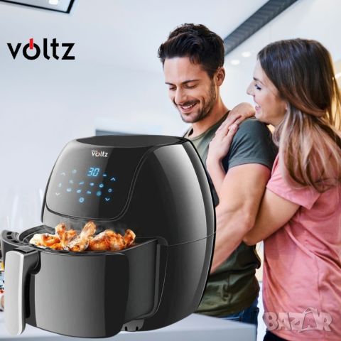 Промоция - Фритюрник AirFryer Voltz OV51980F 1800W, 7.7L, 2 ГОДИНИ ГАРАНЦИЯ, снимка 8 - Фритюрници - 46668009