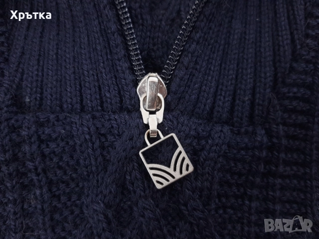 Dale of Norway Hoven - Оригинален мъжки пуловер с цип размер L, снимка 10 - Пуловери - 52514934