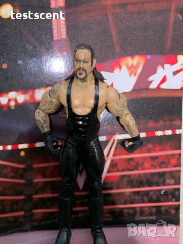 Екшън фигура WWE The Undertaker Гробаря Jakks Black играчка used, снимка 5 - Колекции - 49171704