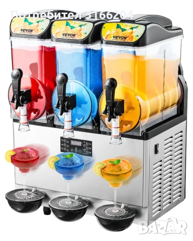 Машина за скрежина - 3х15л (45л) ПРОФЕСИОНАЛНА - 180 порции/час - НОВА, снимка 6 - Машини за сок - 53679825