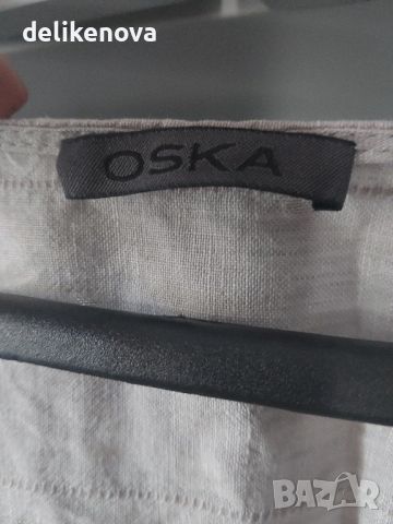 OSKA. Original Size 2XL Лен Страхотна рокля, снимка 7 - Рокли - 46568542