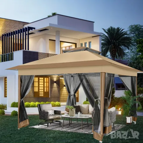 ОТНОВО НАЛИЧНА !Градинска шатра с комарници и двоен покрив !, снимка 1