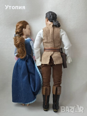 Комплект Бел и Гастон от Красавицата и Звяра – реалистични версии, снимка 5 - Кукли - 54183731