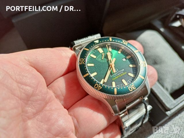 Orient Star Diver RE-AU0307E, зелен със "старо злато", 200м ISO сертифициран, снимка 2 - Мъжки - 45463894