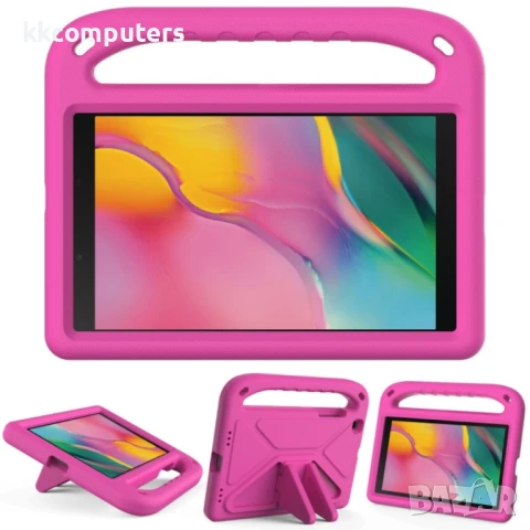 Samsung Galaxy Tab A 8.0 2019 SM-T290 / SM-T295 EVA Удароустойчив Калъф с Удобна Дръжка и Стойка + П, снимка 4 - Калъфи, кейсове - 51127064