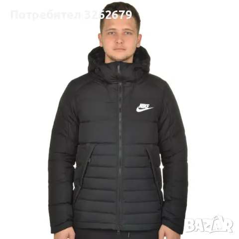 Nike down jacket пух 100% оригинал M, снимка 1 - Якета - 47432847