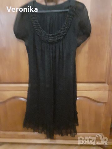 Красива черна рокля , снимка 1 - Рокли - 46071932