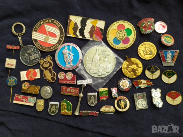 Ретро значки, плакети и медали 