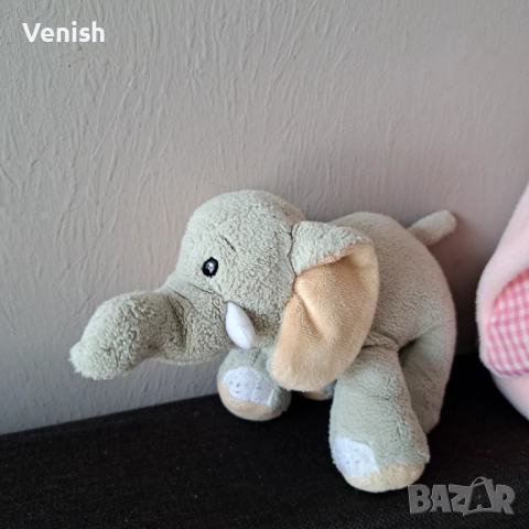 Две слончета, снимка 3 - Плюшени играчки - 52836619