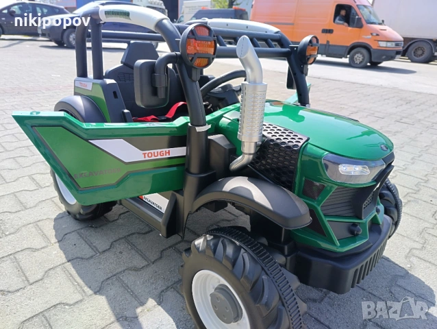 TEXAS акумулаторен трактор HARVEST зелен, снимка 9 - Други - 53849400