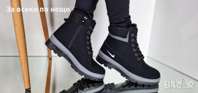 Nike Дамски Черни Меки И Топли Боти Найк Код P1415