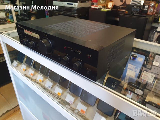 Усилвател Pioneer A-109 В отлично техническо и визуално състояние., снимка 8 - Ресийвъри, усилватели, смесителни пултове - 46261369