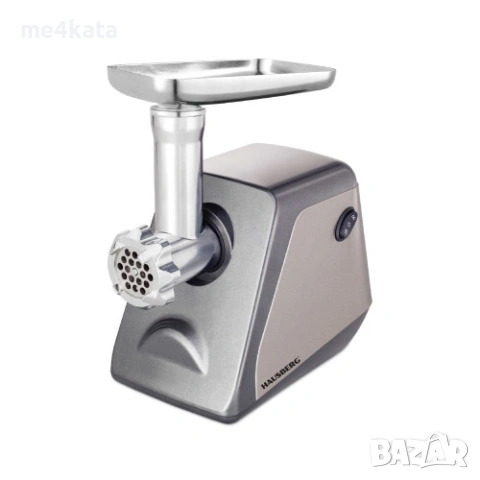 Електрическа месомелачка с приставка за доматен сок – 1600W, инокс, снимка 2 - Друга електроника - 54118475