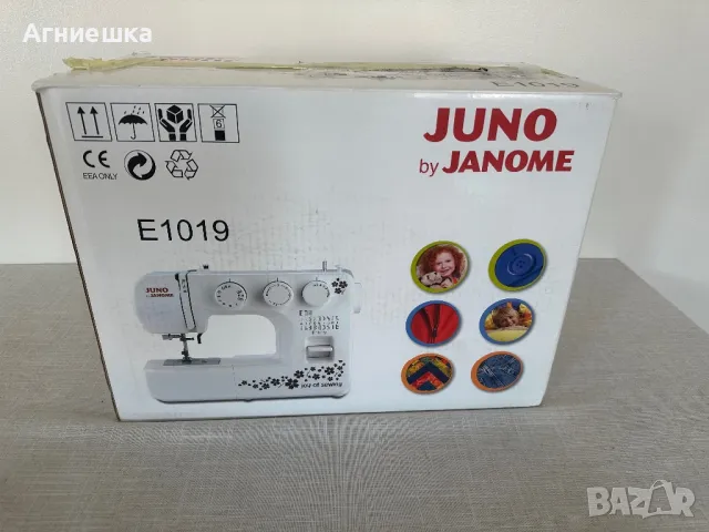 Шевна машина Juno by Janome E1019, снимка 4 - Шевни машини - 47003385