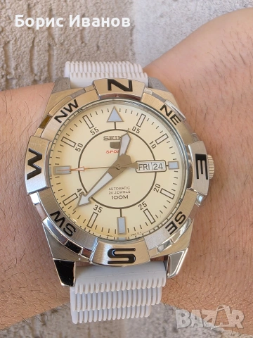 Seiko 5 Sports Military SRPA67k1, снимка 5 - Мъжки - 54301464