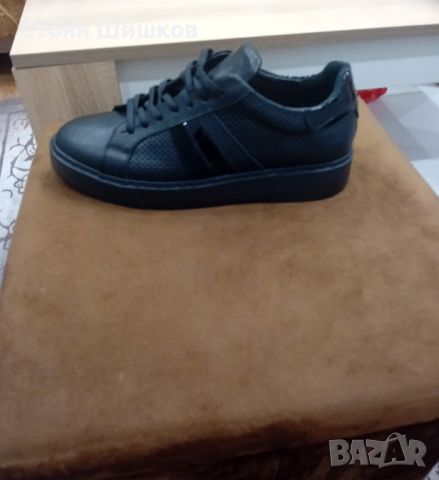 Мъжки Черни Ежедневни Обувки, снимка 1 - Ежедневни обувки - 46060257