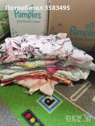 Огромен лот бебешки рокли 