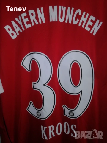 Bayern Munich #39 Toni Kroos Adidas 2010/2011 оригинална тениска фланелка екип Байерн Мюнхен Кроос , снимка 3 - Тениски - 53083145