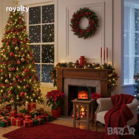 Декоративен LED фенер - камина, снимка 4 - Други стоки за дома - 52249406