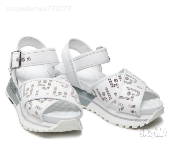 Като нови бели сандали Liu jo лиу джо, снимка 1 - Сандали - 46451352