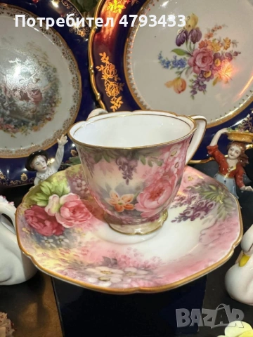 Ръчно нарисуван сет от японски порцелан, снимка 9 - Декорация за дома - 54164960