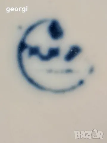 старо българско порцеланово плато елипса 25/1, снимка 10 - Сервизи - 49886625