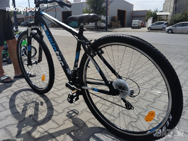 SPRINT Алуминиев велосипед 29" Velotec PRO черен/син, снимка 9 - Велосипеди - 53563910