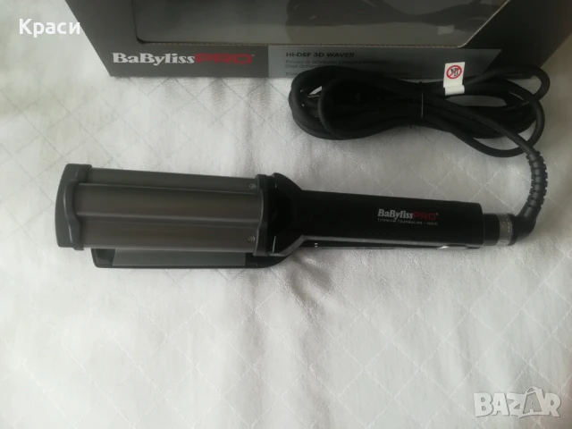 Професионална йонизираща маша за коса BaByliss PRO BAB2469TTE Ionic HI-DEF Waver, снимка 6 - Маши за коса - 50625213