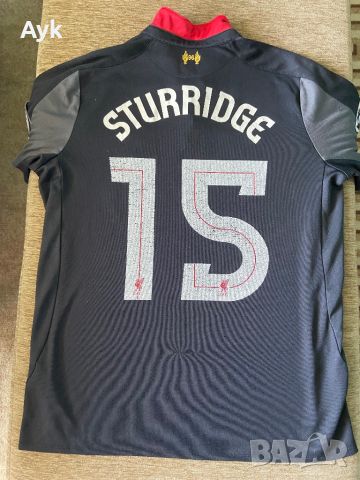 Тениска Ливърпул 2014/15 Daniel Sturridge Трети екип, снимка 2 - Спортни дрехи, екипи - 46388126