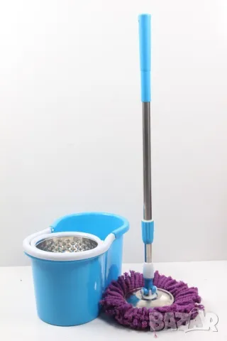 Моп за почистване на под - ламинат  - spin mop 360 / Цвят: Според. нал в склада / Високо качество на, снимка 3 - Мопове, кофи, четки и метли - 48985771