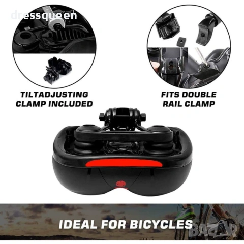 4433 Ергономична велосипедна седалка с двойна амортизация за максимално удобство, снимка 3 - Части за велосипеди - 53778929