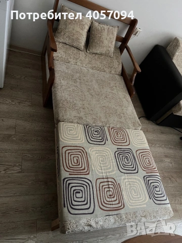 Продавам разтегателен фотьойл., снимка 2 - Дивани и мека мебел - 53464466