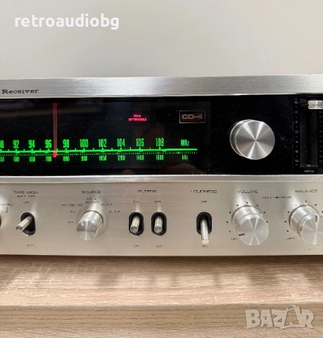 🔊Ретро масивен ресивър - усилвател с радио JVC 4VR-5436 - Made in Japan🔊, снимка 4 - Ресийвъри, усилватели, смесителни пултове - 51810509