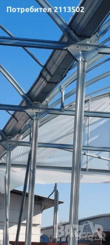 Оранжерия - поцинкована конструкция , снимка 2 - Оранжерии - 53717177