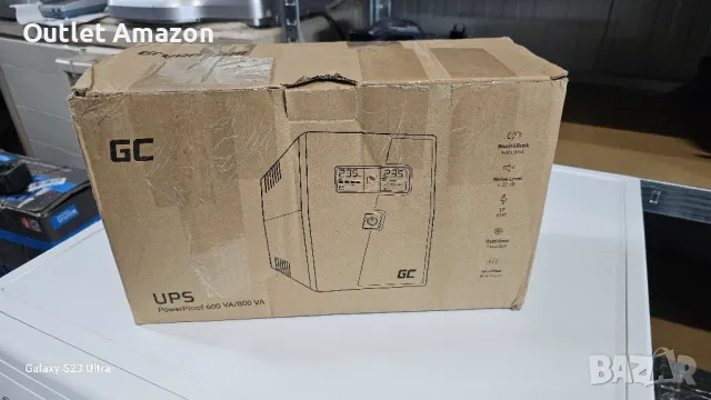 Непрекъсваемо токозахранващо устройство UPS Green Cell 600VA 350W. , снимка 7 - Друга електроника - 47648232