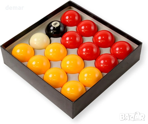ВИСОКОКАЧЕСТВЕНИ 50,8 мм английски билярдни топки + 1 7/8-инчова билярдна топка, снимка 3 - Други спортове - 53656971